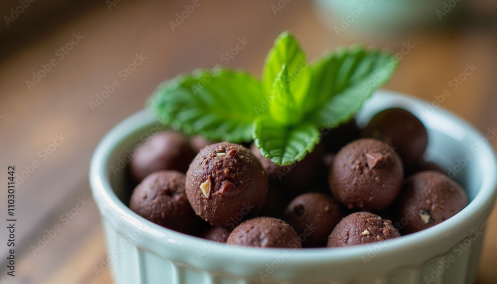 Creative winter weight loss treats featuring chocolate mint balls for healthy snacking Creative winter weight loss treats featuring chocolate mint balls for healthy snacking