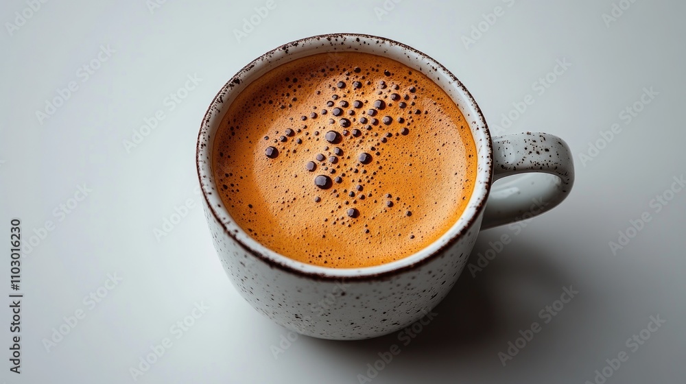 Coffee splash in a textured white mug on a minimalist backdrop showcasing rich color and inviting warmth for cozy aesthetic purposes Coffee splash in a textured white mug on a minimalist backdrop showcasing rich color and inviting warmth for cozy aesthetic purposes
