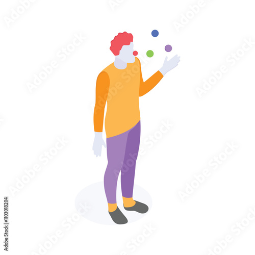 A performer juggling for events and celebrations
