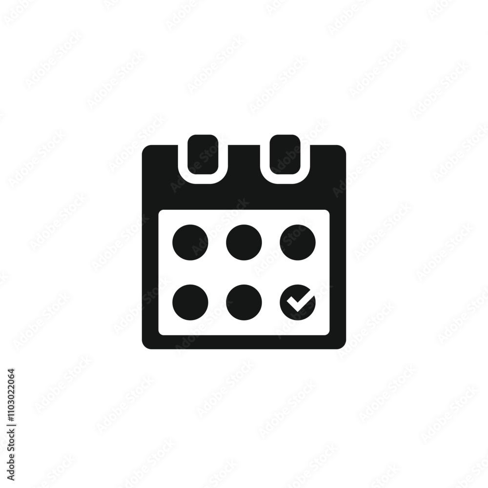 Calendar icon template vector illustration Calendar icon template vector illustration