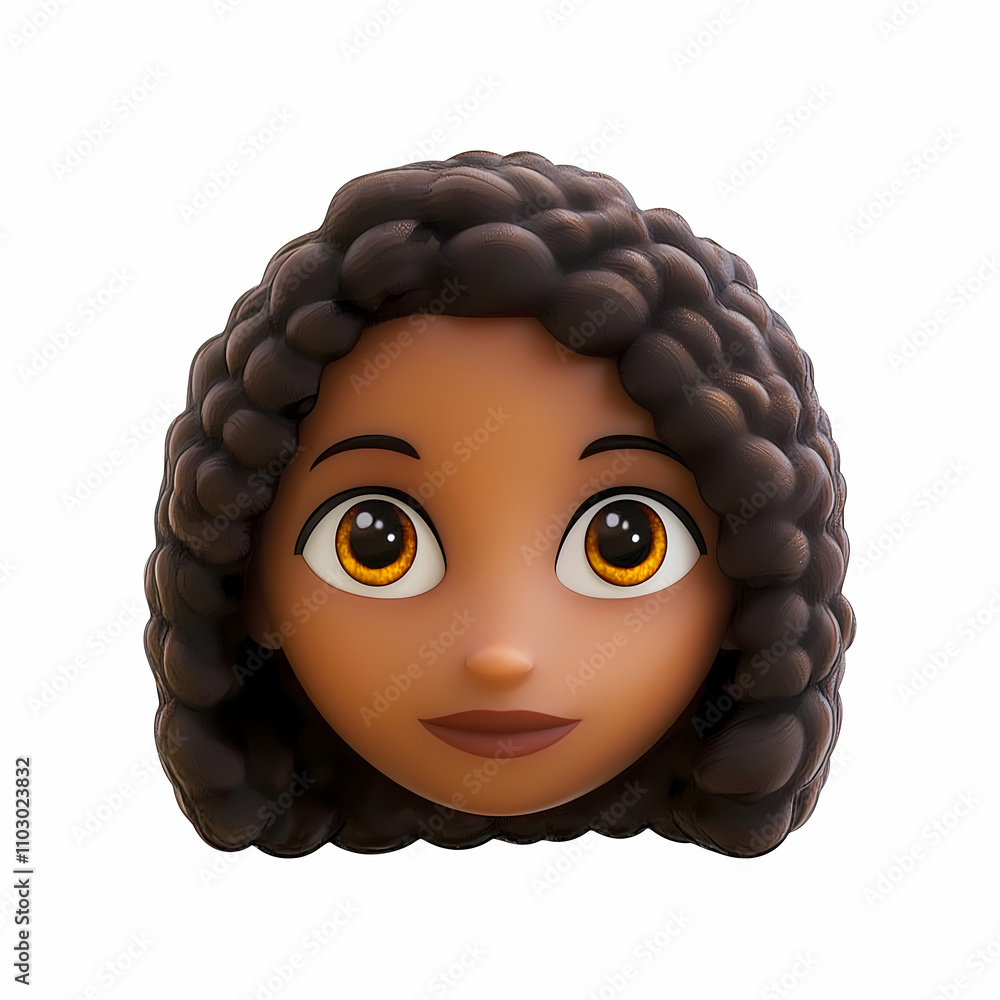 Curly-Haired Face
Curly-Haired Face