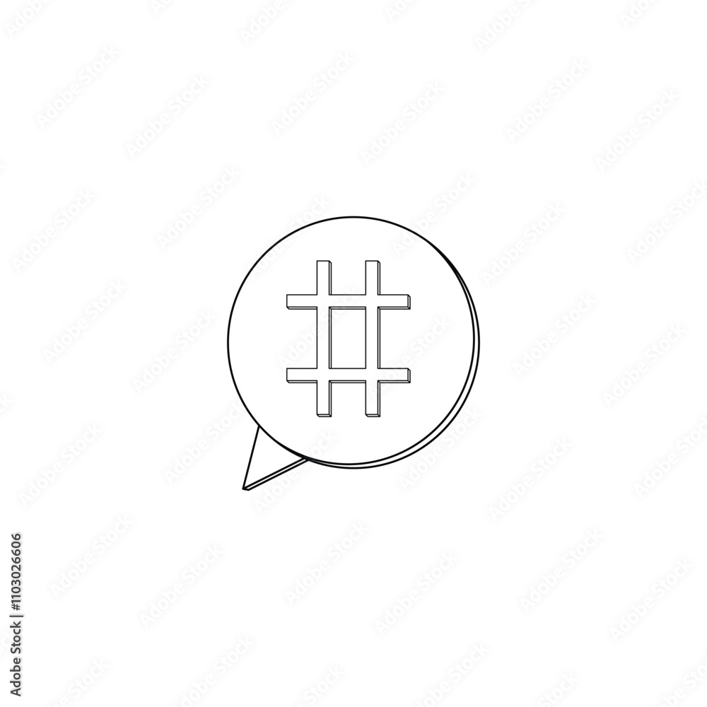 Obraz premium Vector Punctuation Mark Icon