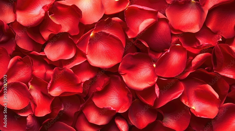 Vibrant red rose petals layered densely, showcasing smooth textures against a contrasting dark background for a striking floral display. Vibrant red rose petals layered densely, showcasing smooth textures against a contrasting dark background for a striking floral display.
