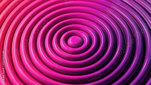 A vibrant, abstract pattern of concentric circles in shades of pink and purple, creating a visually captivating ripple effect.