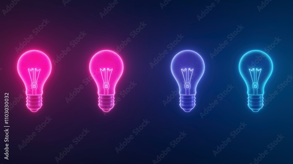 Illuminating Ideas: The Power of Colorful Light Bulbs Illuminating Ideas: The Power of Colorful Light Bulbs