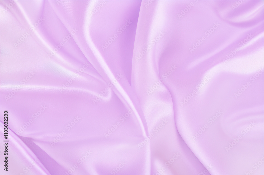 Fototapeta premium Smooth elegant lilac silk or satin texture can use as wedding background. Luxurious background design