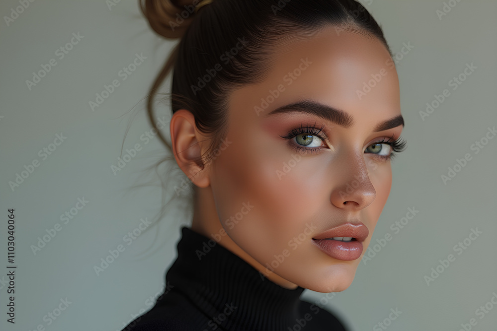 Fototapeta premium modern high fashion model