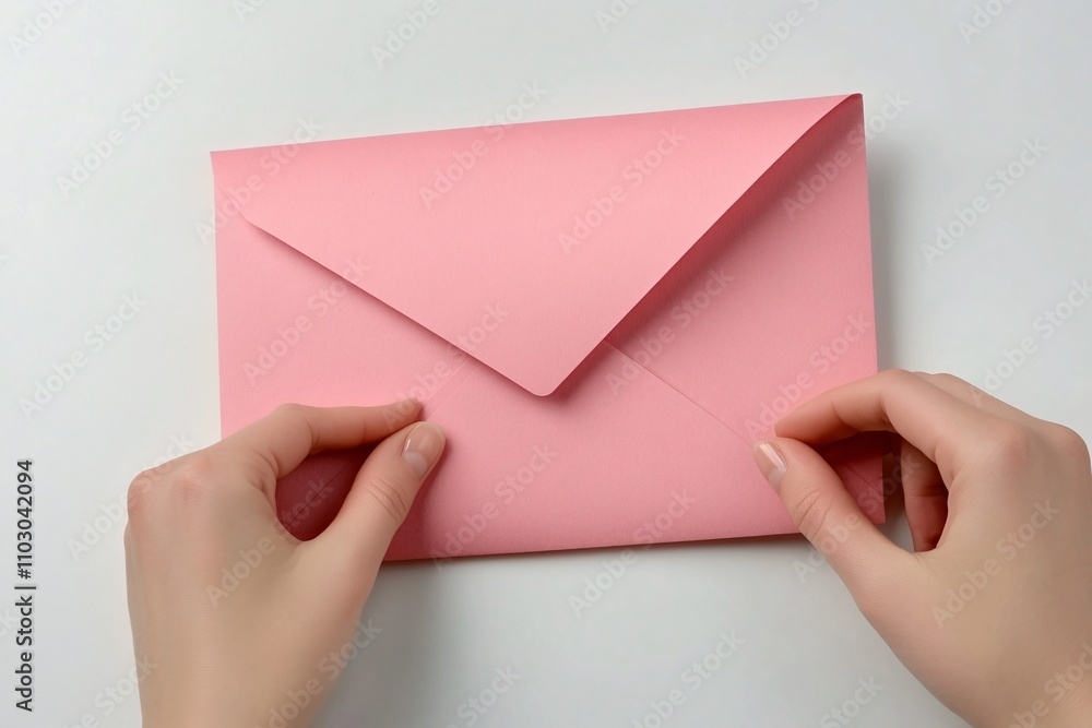 hand with envelope hand with envelope