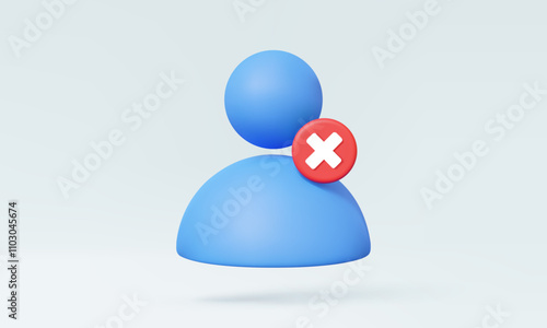 incorrect account profile name wrong check not unlock signin username password personal Cancel login online, protection, safety verification web security data support, 3D vector illustration