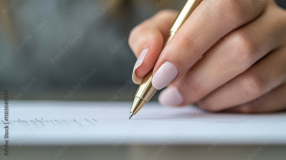 Writing a thoughtful note home office personal reflection indoor close-up mindfulness Writing a thoughtful note home office personal reflection indoor close-up mindfulness