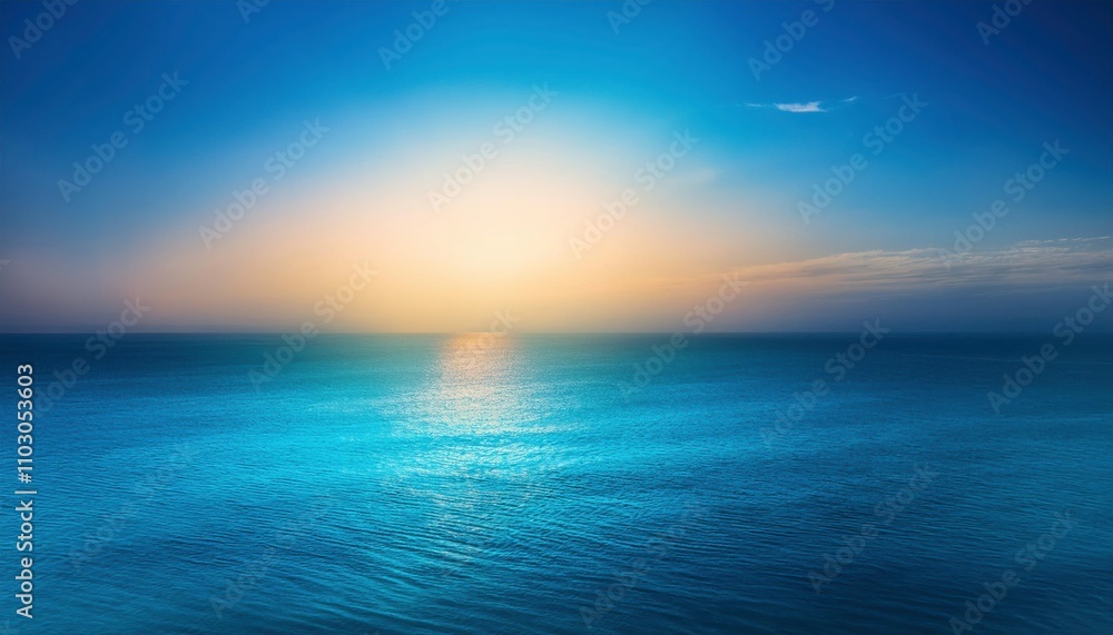 Serene Sunset Over the Ocean: A breathtaking panoramic view of a tranquil ocean at sunset, showcasing vibrant colors and a sense of calm. The sun dips below the horizon. Serene Sunset Over the Ocean: A breathtaking panoramic view of a tranquil ocean at sunset, showcasing vibrant colors and a sense of calm. The sun dips below the horizon.