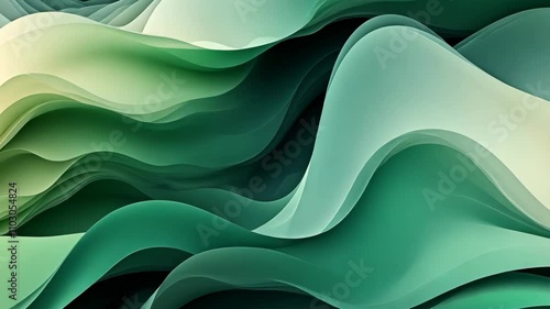 Colorful wave background with space for text in a modern vector design photo