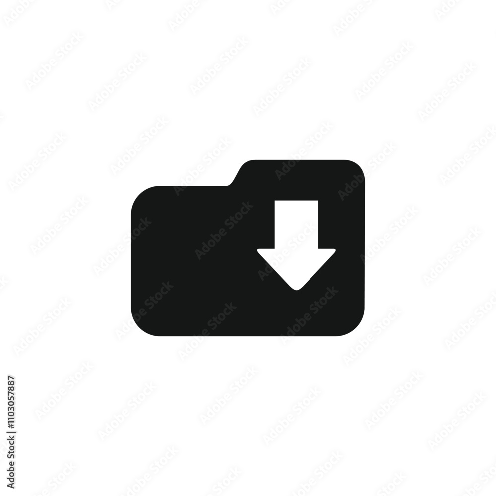 Download icon template vector illustration Download icon template vector illustration