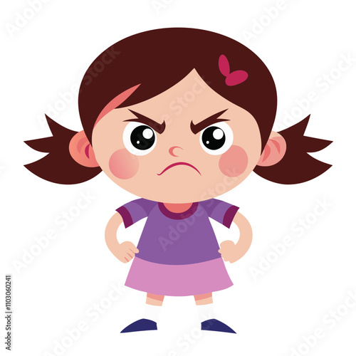 : angry little girl