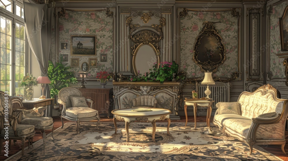 Obraz premium Living room interior 