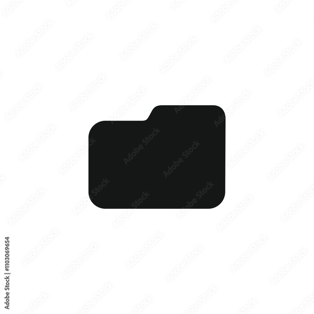 Folder icon template vector illustration Folder icon template vector illustration