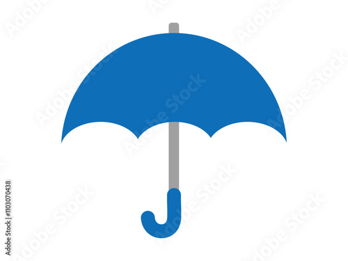 傘のアイコン（雨のマーク）