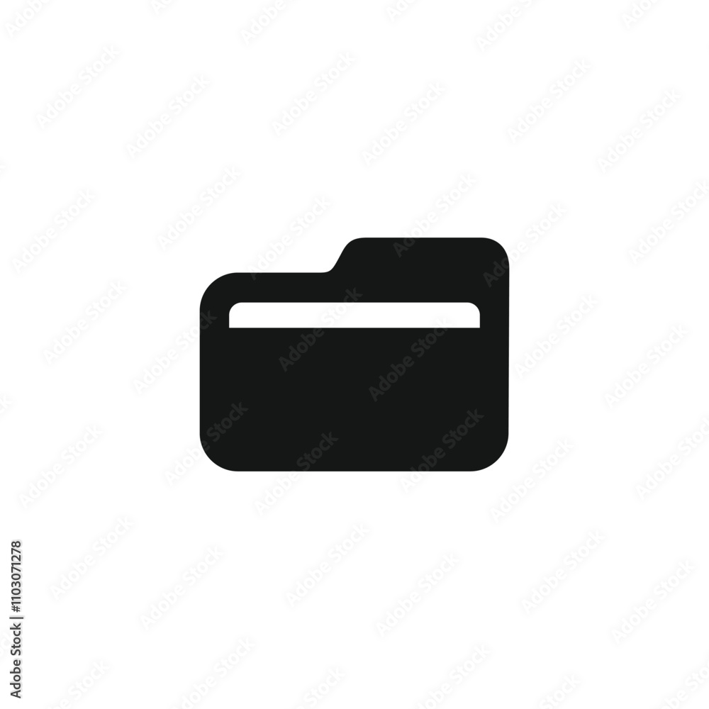 Folder icon template vector illustration Folder icon template vector illustration
