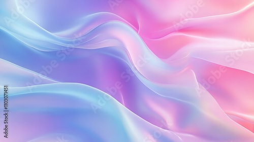 An abstract background of pastel-colored gradient waves with soft curves and flowing lines, giving a calm and modern digital feel.