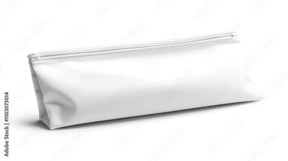 Sleek white doypack featuring a minimalist design on a clean backdrop, perfect for showcasing versatile and adaptable packaging solutions. Sleek white doypack featuring a minimalist design on a clean backdrop, perfect for showcasing versatile and adaptable packaging solutions.