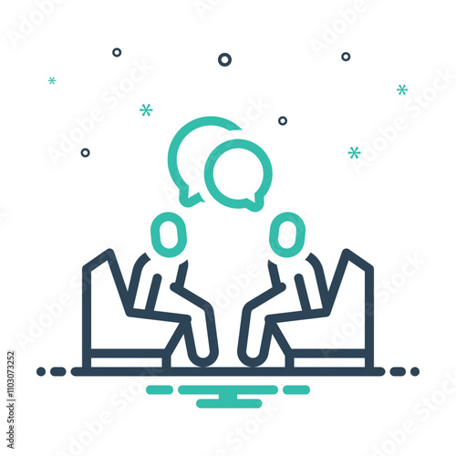 Mix icon for socialize
