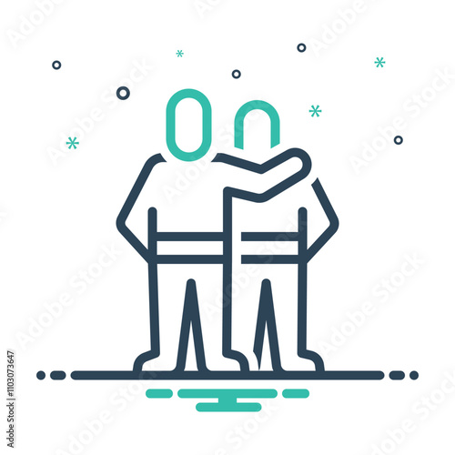 Mix icon for best friend