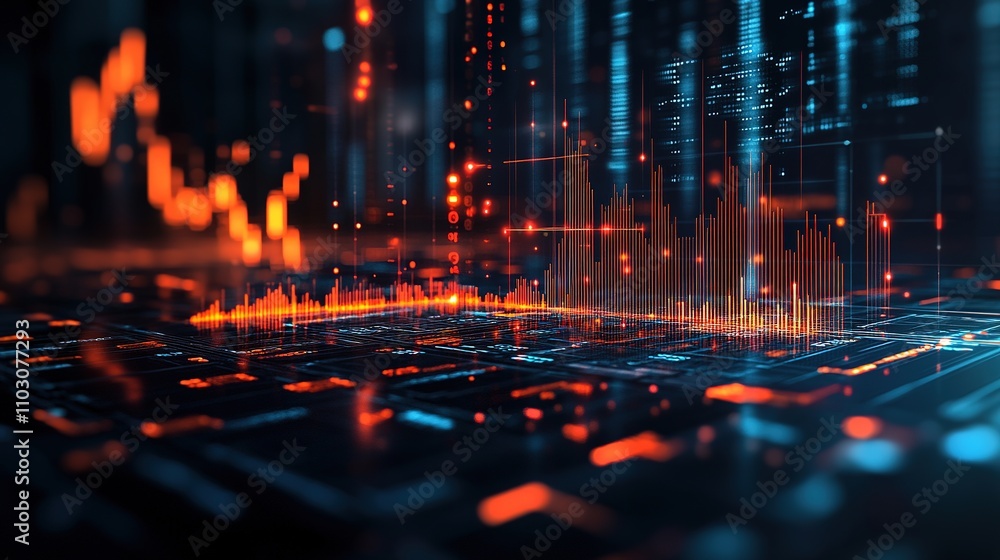 Futuristic digital data analysis on a dynamic grid Futuristic digital data analysis on a dynamic grid