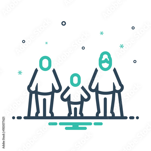 Mix icon for grandparents