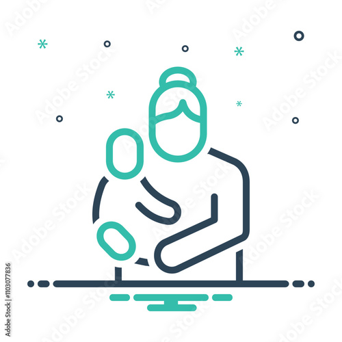 Mix icon for mother
