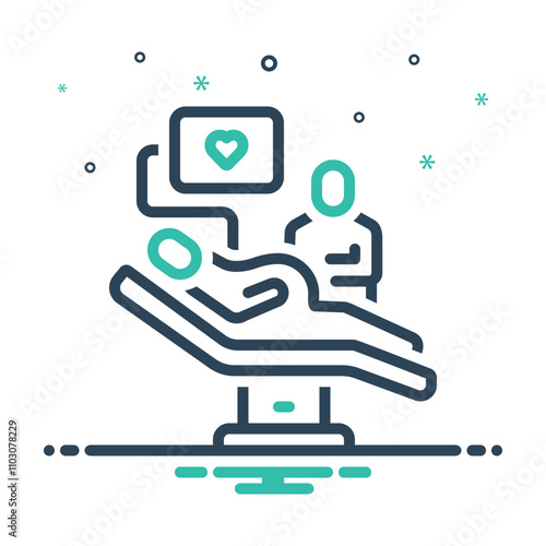 Mix icon for pregnant