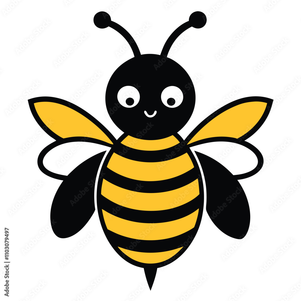 cute bee vector cute bee vector