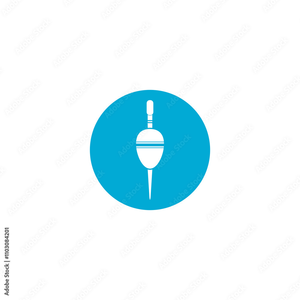 Fishing Tackle, Float Bobber icon isolated on transparent background Fishing Tackle, Float Bobber icon isolated on transparent background