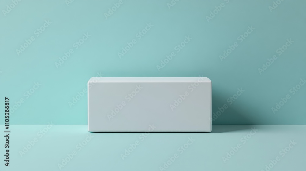 Acrylic block displayed against a soft turquoise background, showcasing its clean lines and minimalist design. Perfect for modern decor or product presentations. Acrylic block displayed against a soft turquoise background, showcasing its clean lines and minimalist design. Perfect for modern decor or product presentations.