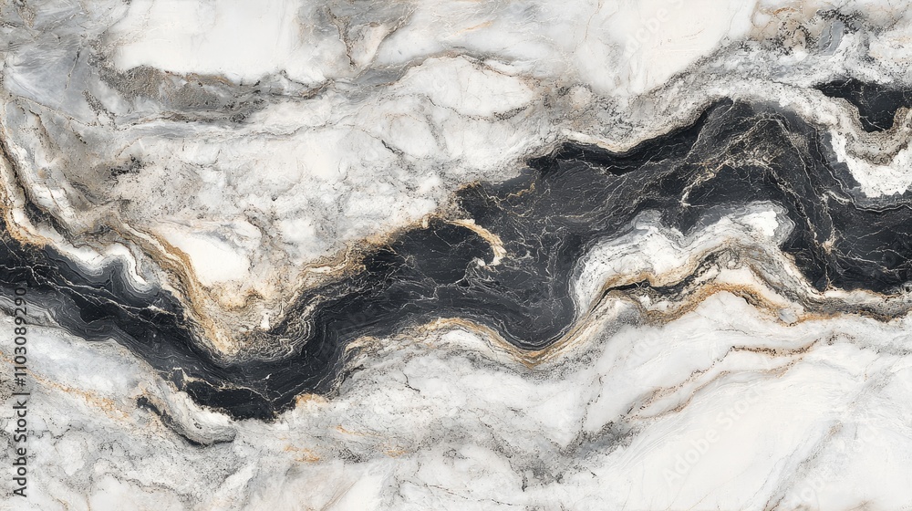 Elegant white marble texture with dynamic black and gray veining, presenting a modern backdrop enriched by a subtle shadow effect. Elegant white marble texture with dynamic black and gray veining, presenting a modern backdrop enriched by a subtle shadow effect.