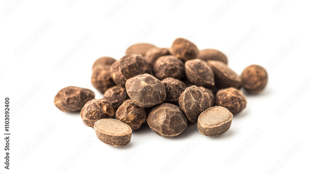 Triphala Hard Tablets for Digestive Health, Ayurvedic Close-Up. Triphala Hard Tablets for Digestive Health, Ayurvedic Close-Up.