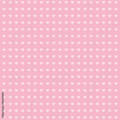 Pink backgrounds Valentines day seamless pattern Love textures with hearts Cute romantic prints-01