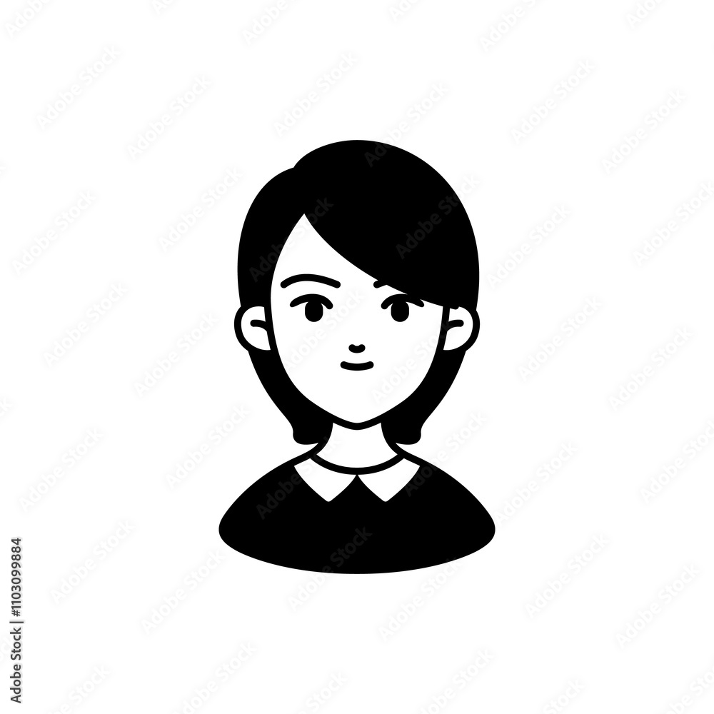 Career Avatar Character Icon Design - Luxury Vector Line Art Illustration