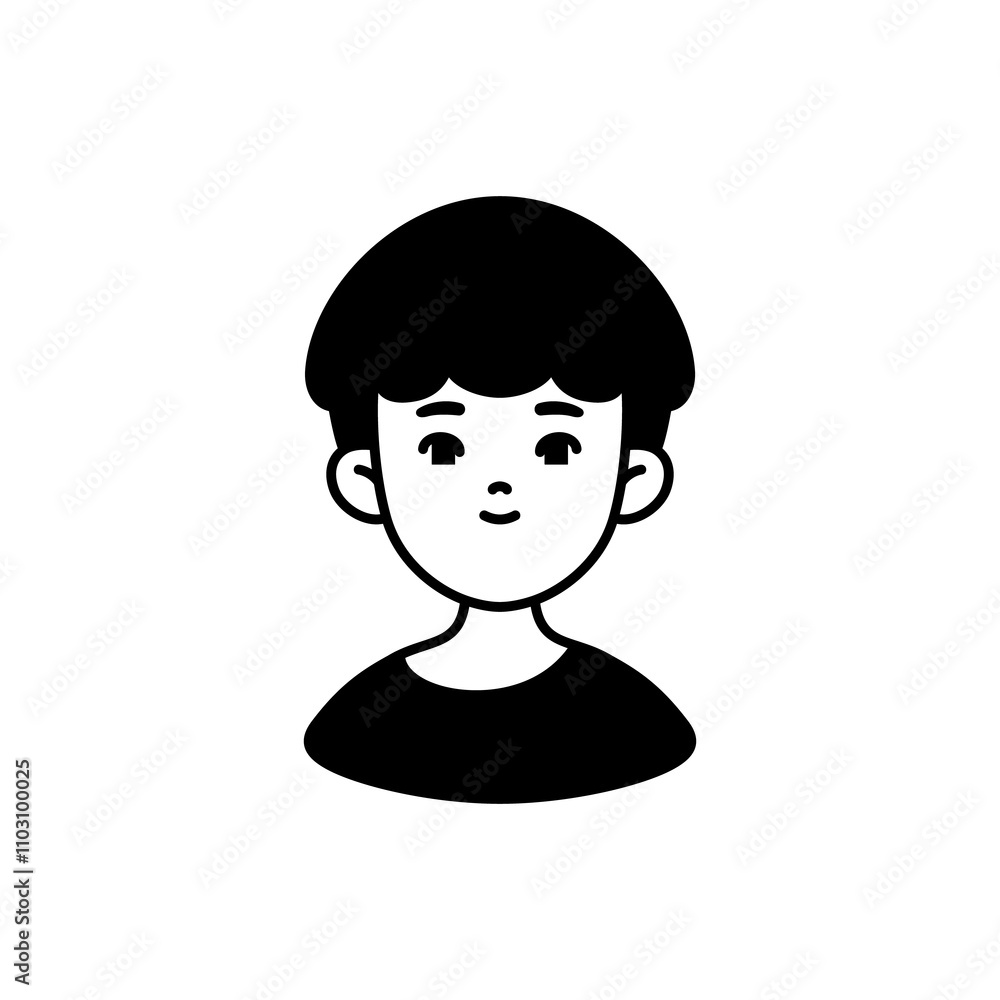 Career Avatar Character Icon Design - Luxury Vector Line Art Illustration Career Avatar Character Icon Design - Luxury Vector Line Art Illustration