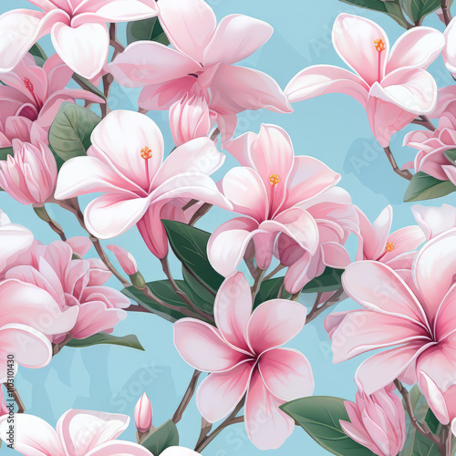 Flower and Plants, Frangipani Graphic Design Elements