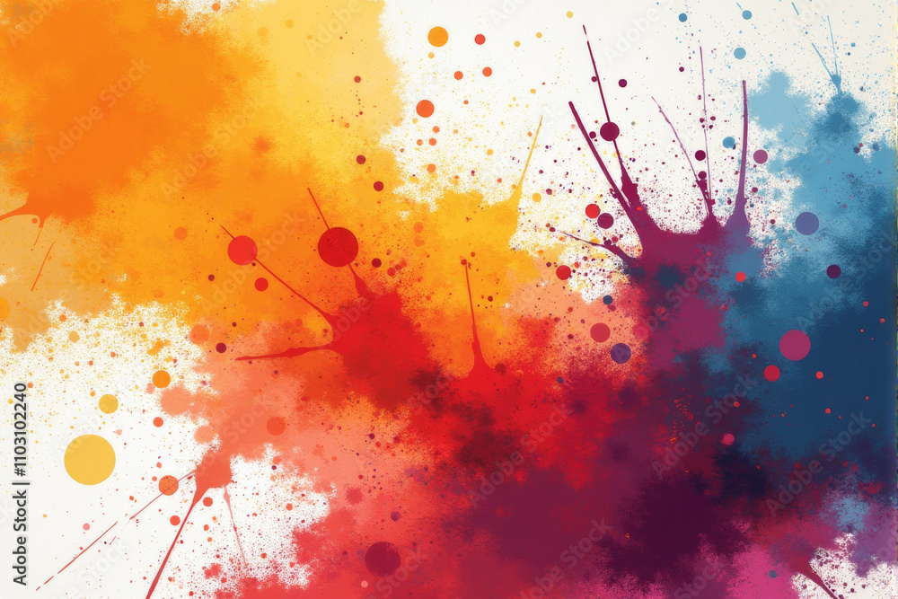 A vibrant abstract painting with bold strokes A vibrant abstract painting with bold strokes