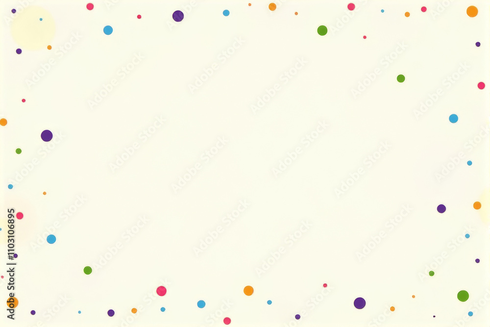 A colorful and playful background with a frame of patterned in various geometric shape and colors. A colorful and playful background with a frame of patterned in various geometric shape and colors.