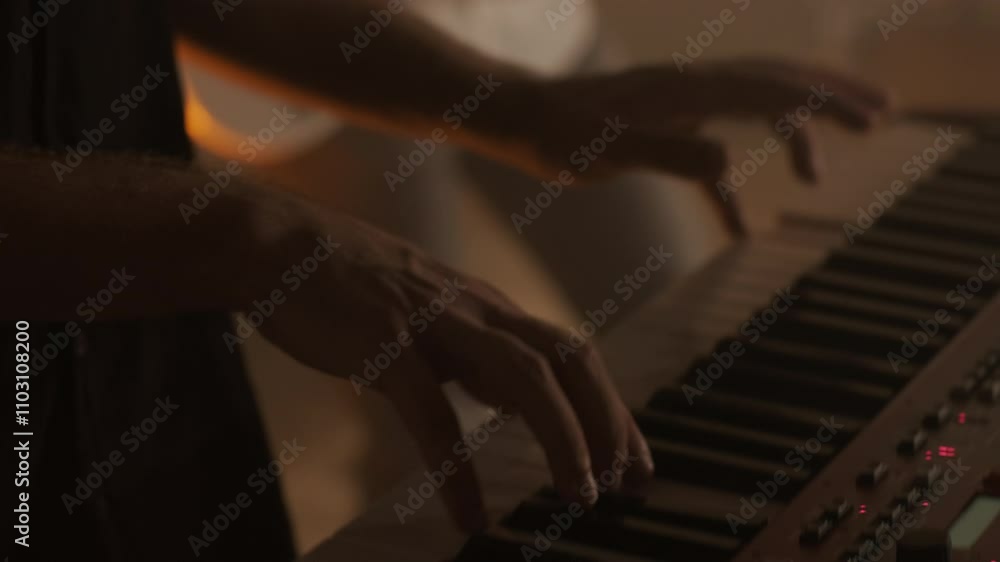 Live Band Performance with Singer, Bassist, Pianist, Drummer, and Guitarist Live Band Performance with Singer, Bassist, Pianist, Drummer, and Guitarist