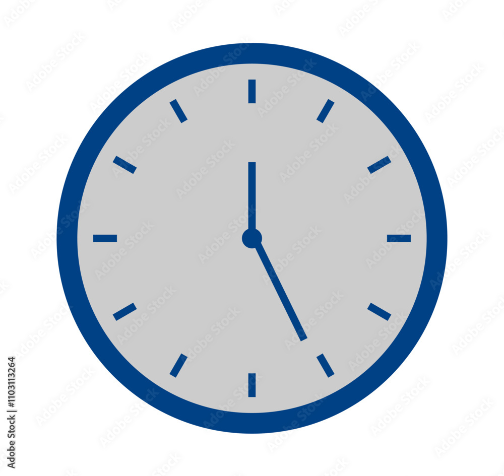 Clean Clock Icon for Time Tracking and Scheduling Clean Clock Icon for Time Tracking and Scheduling