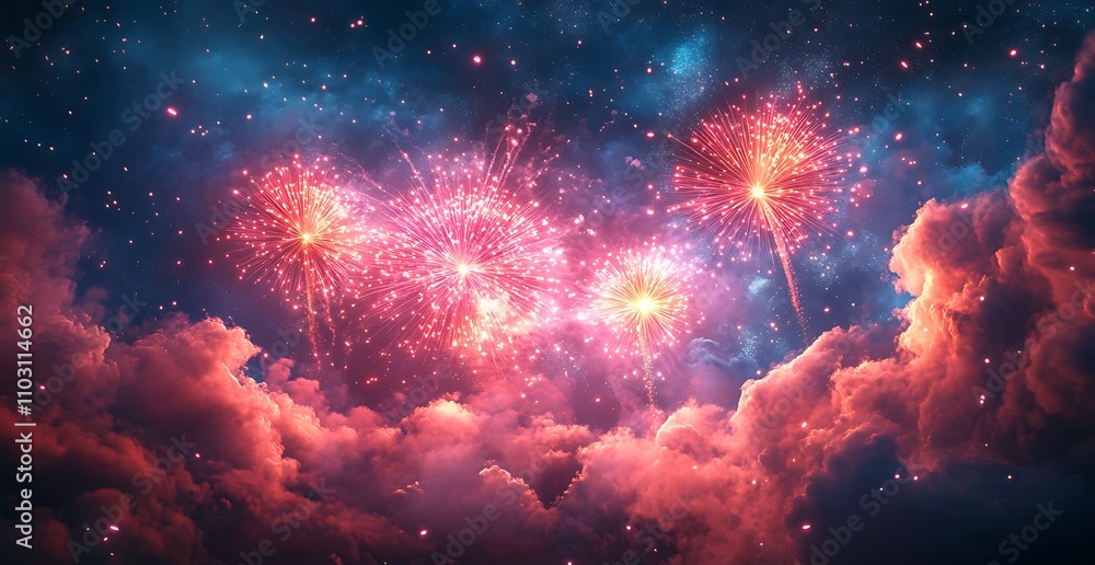Fireworks Lighting Up the Night
Fireworks Lighting Up the Night