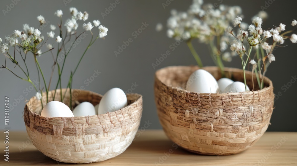DIY sustainable Easter baskets with natural materials DIY sustainable Easter baskets with natural materials