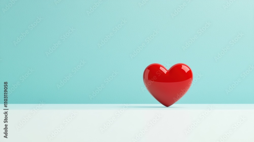 A single red heart icon on a white background, representing simplicity, clarity, and the universality of the heart symbol. A single red heart icon on a white background, representing simplicity, clarity, and the universality of the heart symbol.