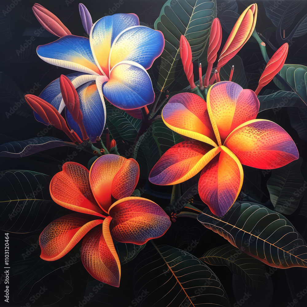 Frangipani Flowers Design Assets Frangipani Flowers Design Assets