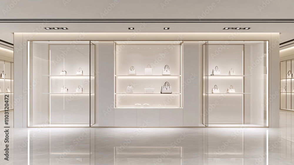 2409_064.3d rendering architectural visualization of a stylish modern display cabinet for antique shop, front elevation view, advanced model full scene, 800 mm, tint shift, elegant lighting with 2409_064.3d rendering architectural visualization of a stylish modern display cabinet for antique shop, front elevation view, advanced model full scene, 800 mm, tint shift, elegant lighting with