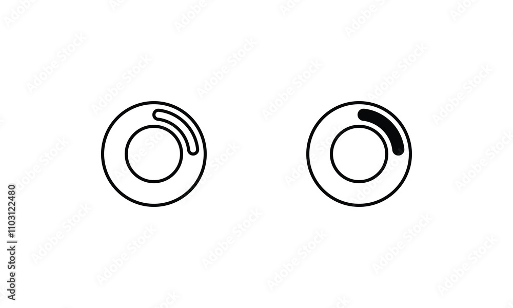 Loading icons set vector stock illustration Loading icons set vector stock illustration