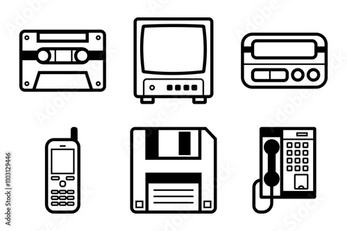 Vintage 1990s gadgets / devices